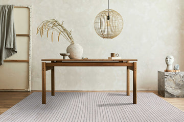 Matisse Woven Non-Slip Indoor Thin Stripe Area Rug - Ornate Home
