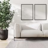 Matisse Woven Non-Slip Indoor Thin Stripe Area Rug - Ornate Home