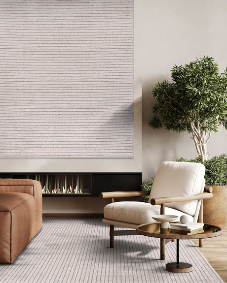 Matisse Woven Non-Slip Indoor Thin Stripe Area Rug - Ornate Home