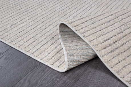 Matisse Woven Non-Slip Indoor Thin Stripe Area Rug - Ornate Home