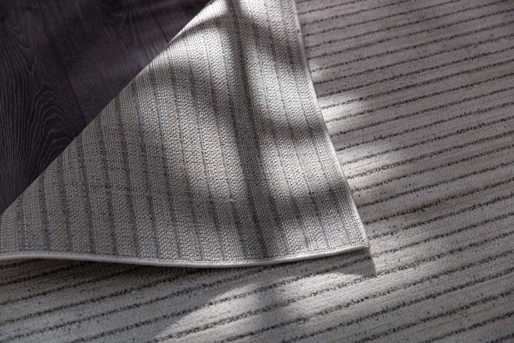 Matisse Woven Non-Slip Indoor Thin Stripe Area Rug - Ornate Home