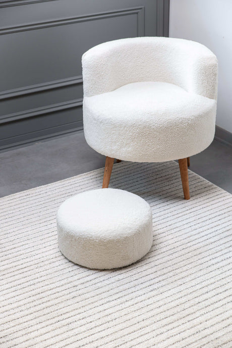 Matisse Woven Non-Slip Indoor Thin Stripe Area Rug - Ornate Home