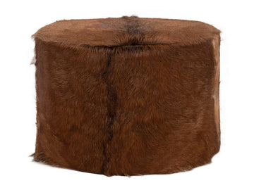 Matola Acorn Large Round Ottoman - Ornate Home