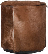 Matola Acorn Small Round Ottoman - Ornate Home