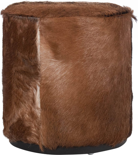 Matola Acorn Small Round Ottoman - Ornate Home