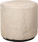 Matola Macadamia Large Round Ottoman - Ornate Home