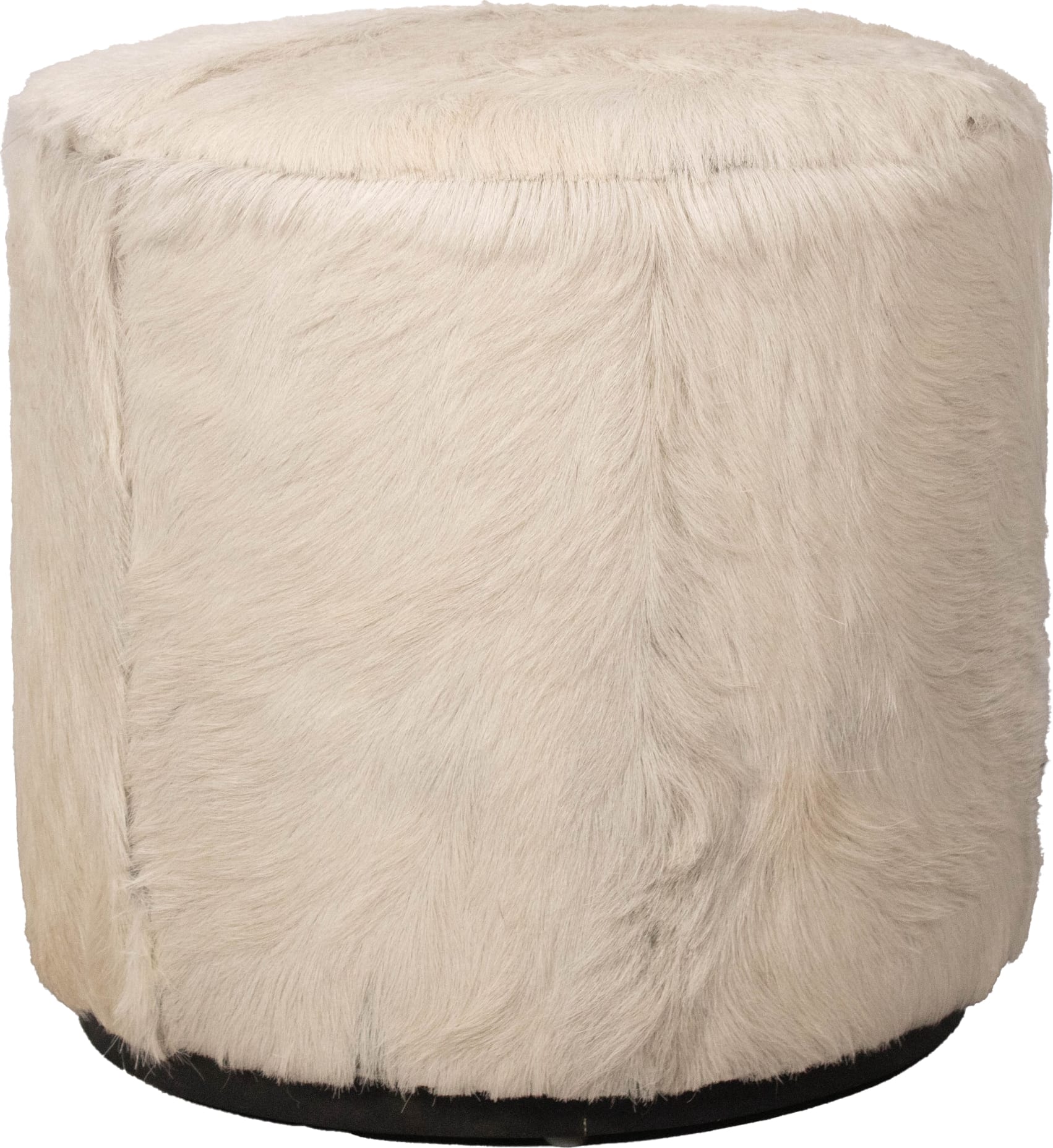Matola Macadamia Large Round Ottoman - Ornate Home