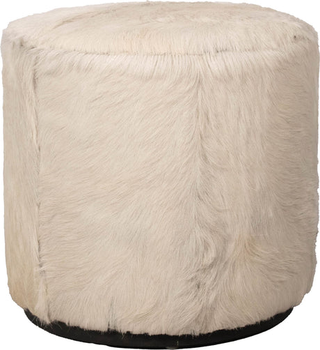 Matola Macadamia Large Round Ottoman - Ornate Home