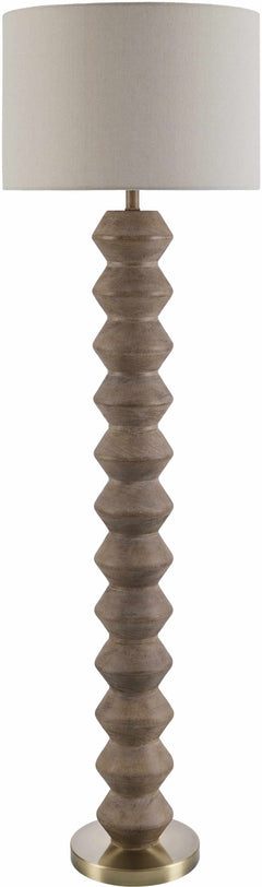 Matozinhos Dark Brown Floor Lamp - Ornate Home