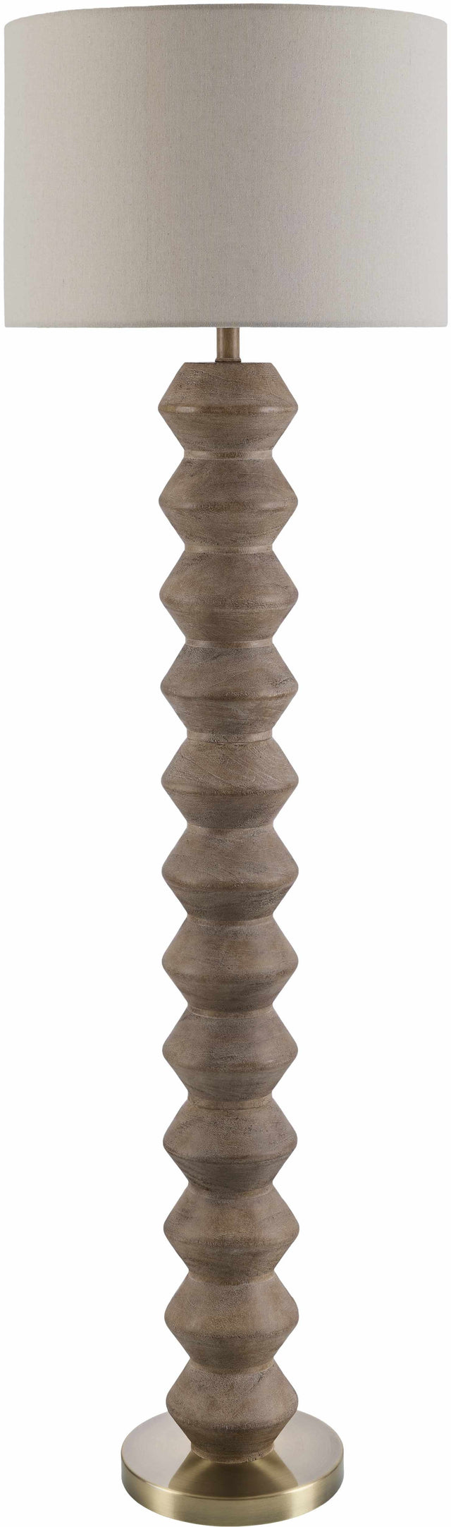 Matozinhos Dark Brown Floor Lamp - Ornate Home