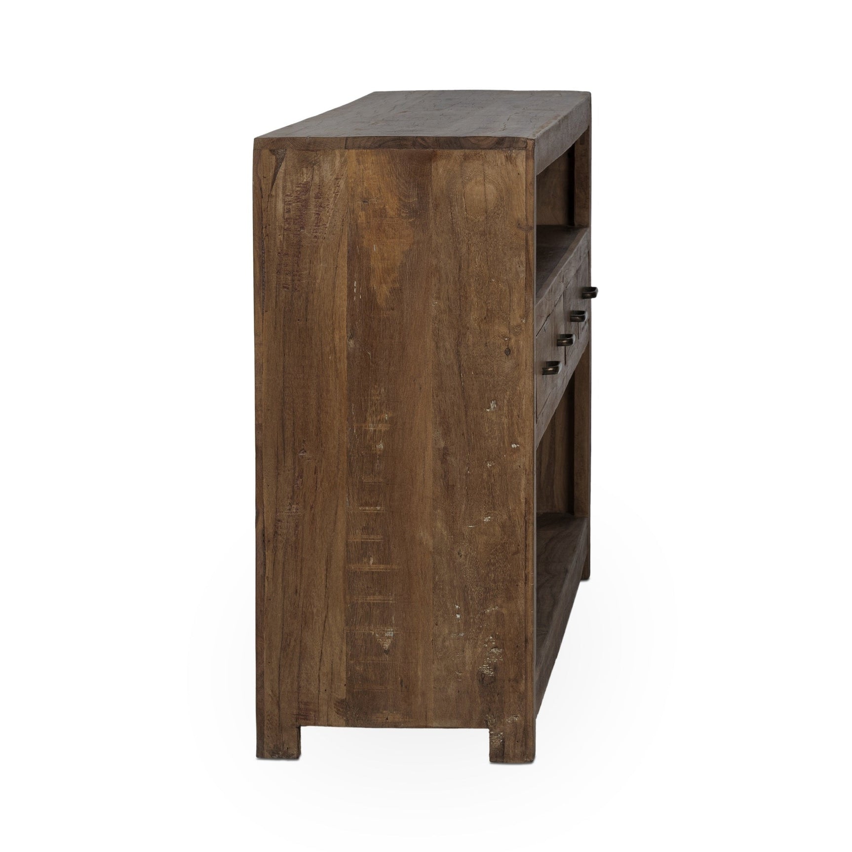 Mattai Natural 4 Drawer Console Table - Ornate Home
