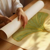 Elegant Ginkgo Leaf Watercolor Art Print