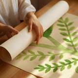 Elegant Green Botanical Watercolor Art Print