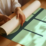 Mint Harmony - Modern Geometric Wall Art