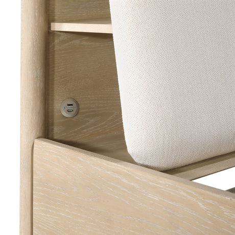 Matteo Light Oak California King Platform Bed - Ornate Home