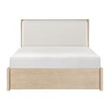 Matteo Light Oak Ceruse/Oyster 4-Piece Queen Bedroom Set - Ornate Home