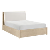 Matteo Light Oak Ceruse/Oyster 4-Piece Queen Bedroom Set - Ornate Home