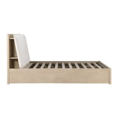 Matteo Light Oak Eastern King Platform Bed - Ornate Home