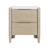 Matteo Light Oak Nightstand - Ornate Home