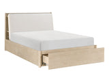 Matteo Light Oak Queen Platform Bed - Ornate Home