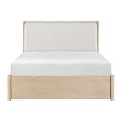 Matteo Light Oak Queen Platform Bed - Ornate Home