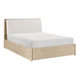 Matteo Light Oak Queen Platform Bed - Ornate Home