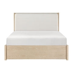Matteo Light Oak Queen Platform Bed - Ornate Home