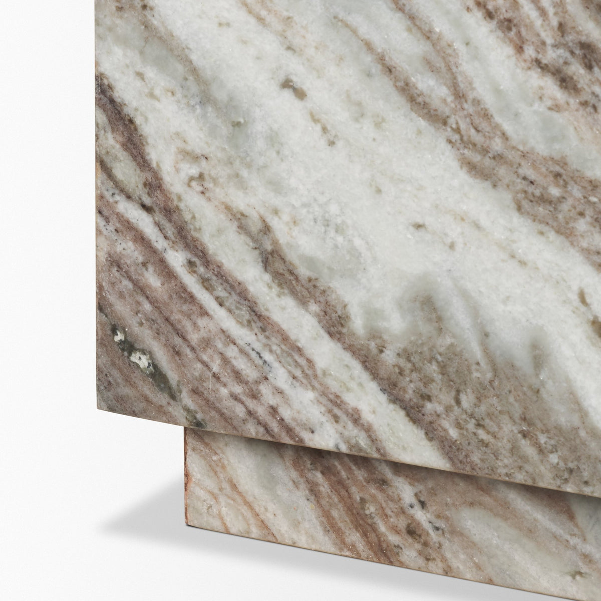 Matteo Pink Solid Marble Rectangular Coffee Table