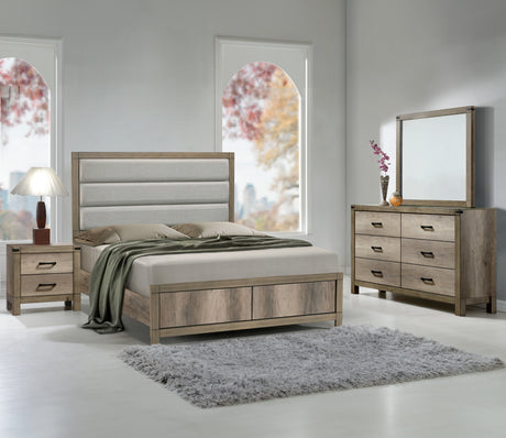 Matteo Weathered Gray Full Panel Youth Bedroom Set - Ornate Home