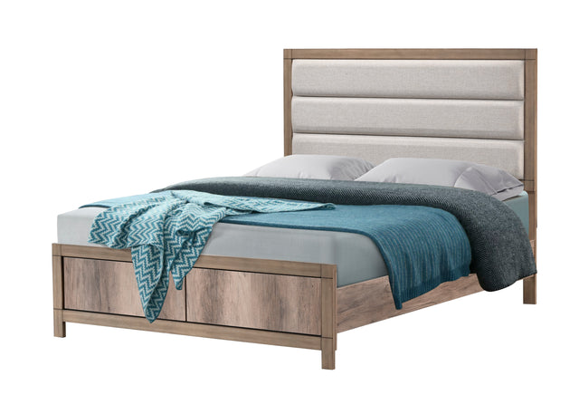 Matteo Weathered Gray Full Panel Youth Bedroom Set - Ornate Home