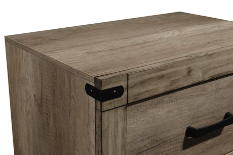 Matteo Weathered Gray Panel Bedroom Set - Ornate Home