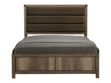Matteo Weathered Gray Queen Panel Bed - Ornate Home