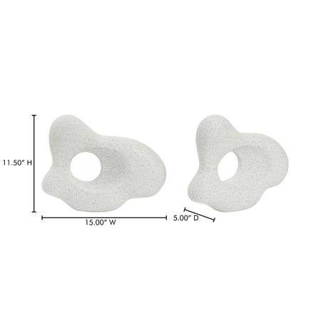 Matter Flecked Stone Ecomix Sculpture - Ornate Home