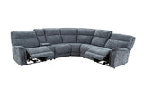 Mattheus Charcoal Gray Power Sectional - Ornate Home
