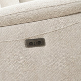 Mattheus Dove Gray Power Sectional - Ornate Home