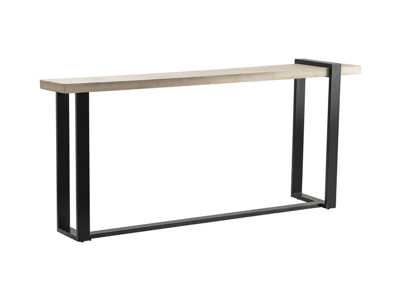 Matthews Cream/Black Console Table - Ornate Home