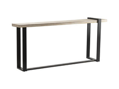 Matthews Cream/Black Console Table - Ornate Home