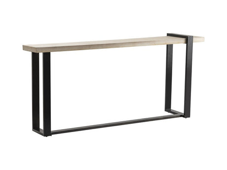 Matthews Cream/Black Console Table - Ornate Home