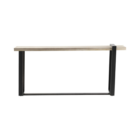 Matthews Cream/Black Console Table - Ornate Home
