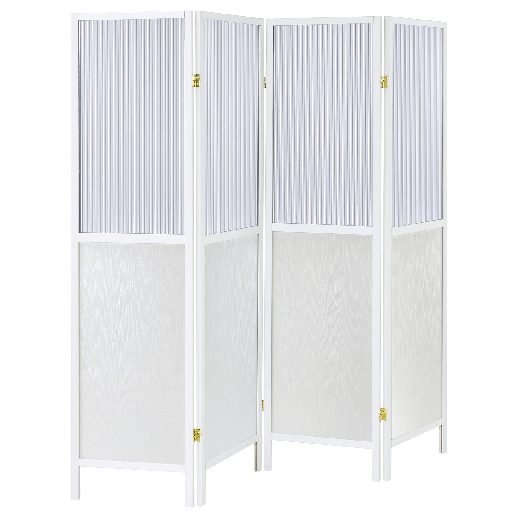 Mattison White Room Divider - Ornate Home