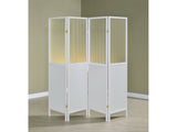 Mattison White Room Divider - Ornate Home