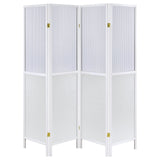 Mattison White Room Divider - Ornate Home