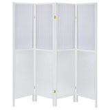 Mattison White Room Divider - Ornate Home