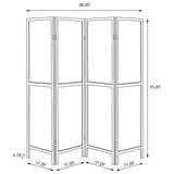 Mattison White Room Divider - Ornate Home