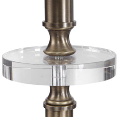 Maud Aged Black Floor Lamp - Ornate Home