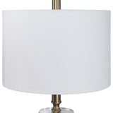 Maud Aged Black Floor Lamp - Ornate Home