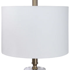 Maud Aged Black Floor Lamp - Ornate Home