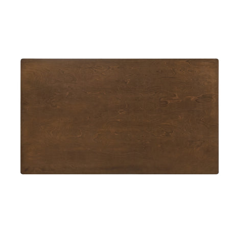 Maude Chestnut/Beige 5-Piece Dining Table Set - Ornate Home