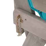 Maui Gray/Turquoise Outdoor Daybed - Ornate Home