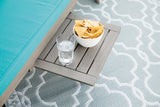 Maui Gray/Turquoise Outdoor Daybed - Ornate Home